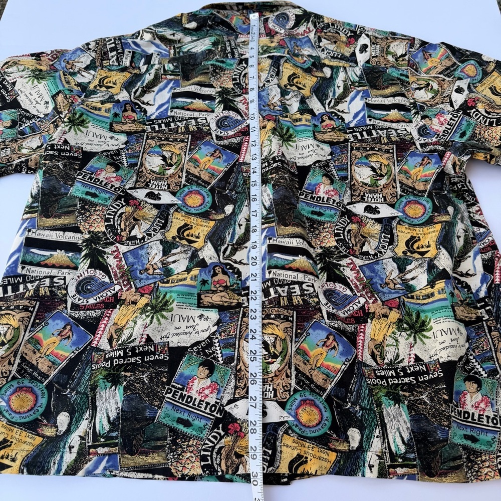 Men’s Pendleton Brand Hawaiian Print Shirt Size XL - Picture 5 of 5